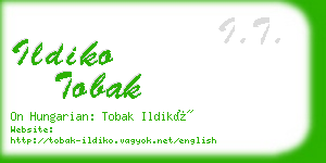 ildiko tobak business card
